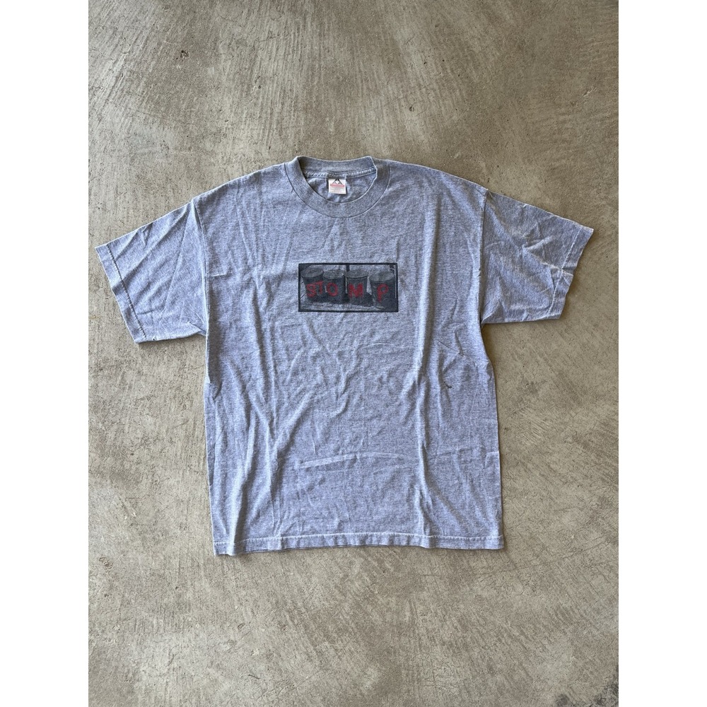 Vintage 1990s STOMP CREW America Tour T-SHIRT  Single Stitch 90s Punk Shirt